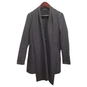 MACKAGE | Gracie Wool Cape Coat in Charcoal Grey - Size Large